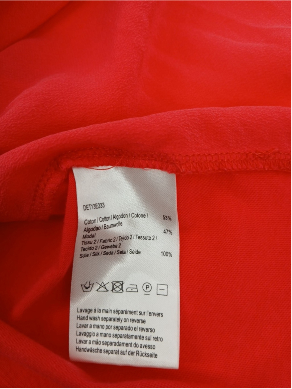 Gerard Darel Salmon Pink Top Size 4 Oversized - Picture 9 of 10